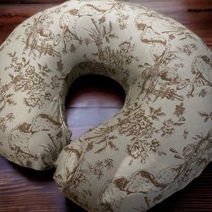 Chocolate Toile Nursing Pillow Cover - Fits Boppy pillow